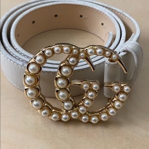 GG Sample Waist Belt Gold with Pearls